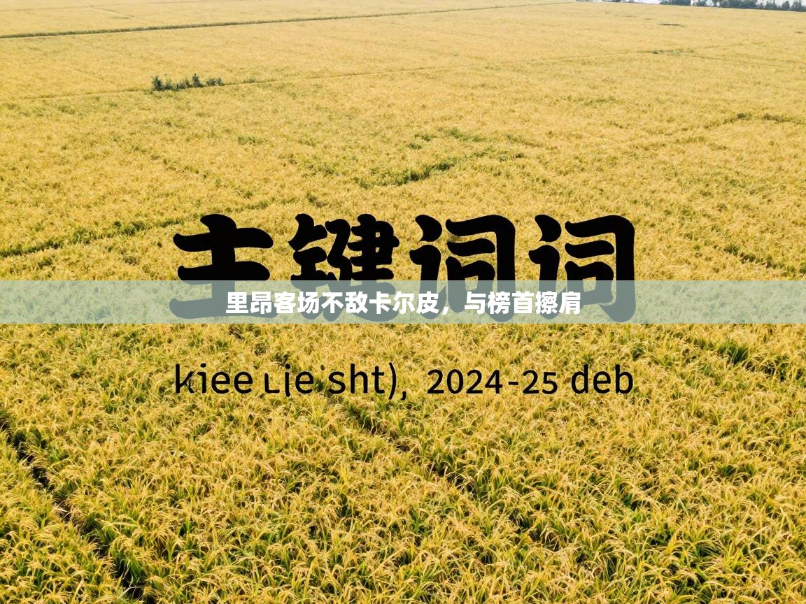 里昂客场不敌卡尔皮,与榜首擦肩 里昂客场不敌卡尔皮,与榜首擦肩